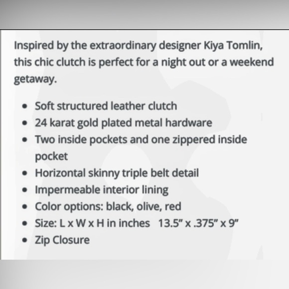 Sandra Cadavid Kiya clutch - Picture 14 of 14